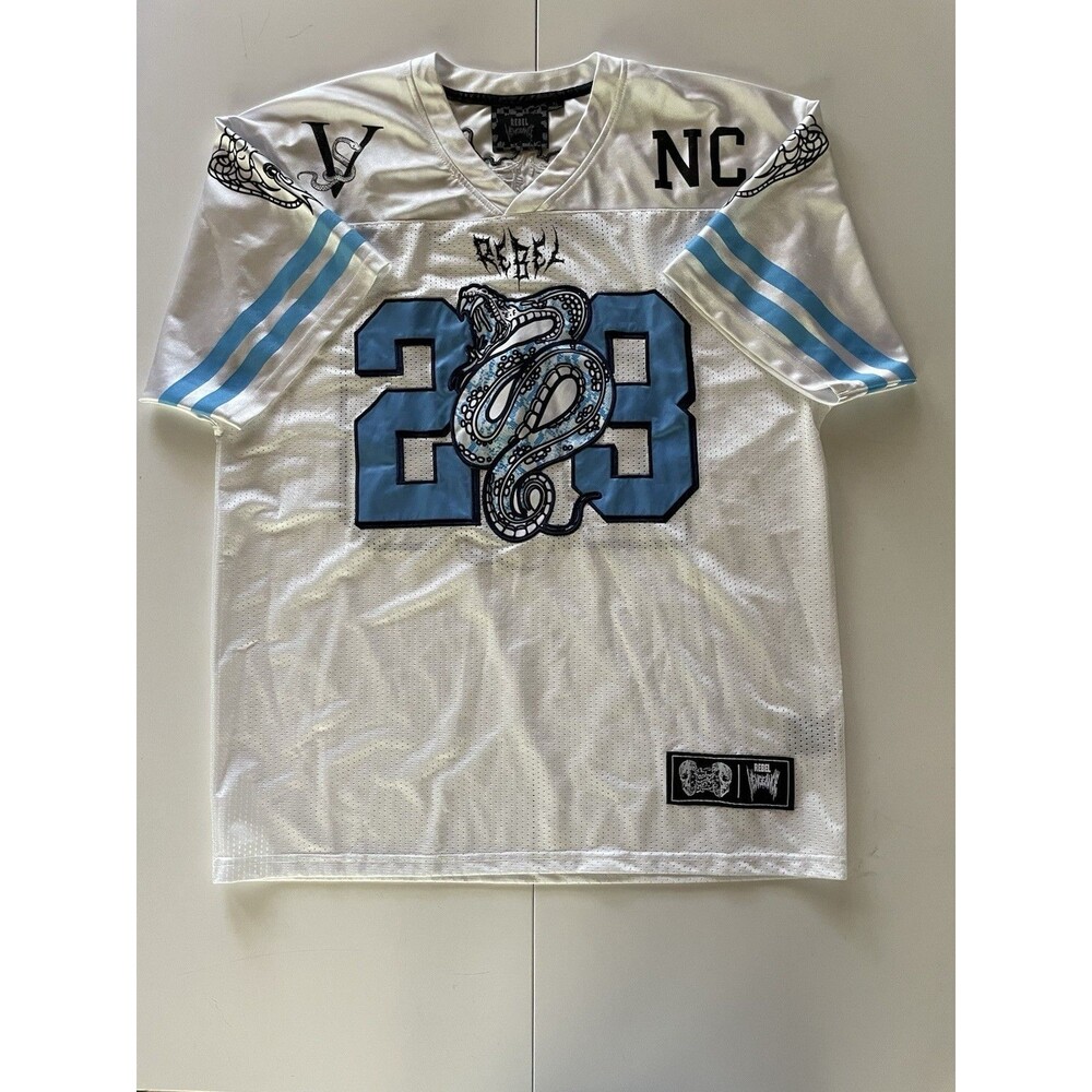 XL Rebel Vengeance North Carolina Double-Sided Patched Jersey